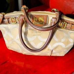 Coach Hobo handbag with signature canvas
